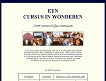 Tablet Screenshot of eencursusinwonderen.com